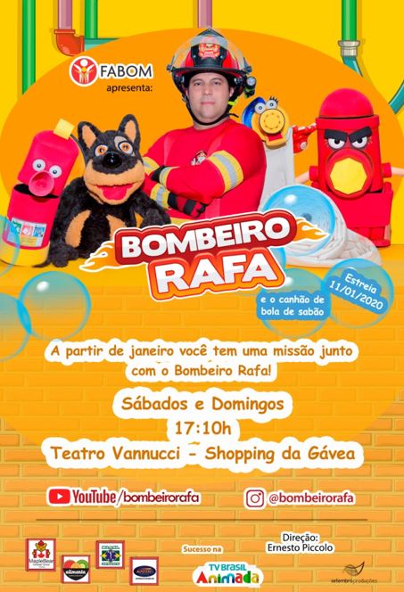 BOMBEIRO RAFA E O CANHÃO DE BOLA DE SABÃO